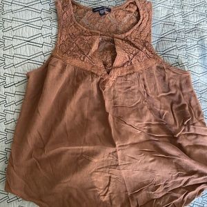 Lace top tank